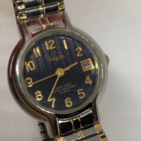 Vanity fair vintage women wrist watch date two tone 23mm quartz analog running - Picture 2 of 6